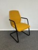 Vergaderstoelen Uni Sitland geel 65731