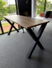 Bartafel met X-poten 220x80cm 65843