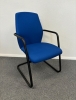 Vergaderstoelen Uni Sitland blauw (jong gebruikt) 65604