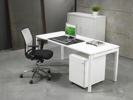 Bureautafel 4Q-White 200x80cm