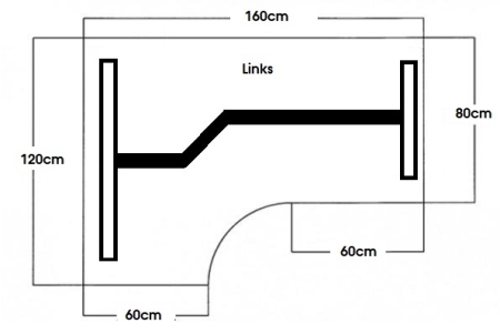 Zit/sta Wing Business elektrisch 160x120 cm